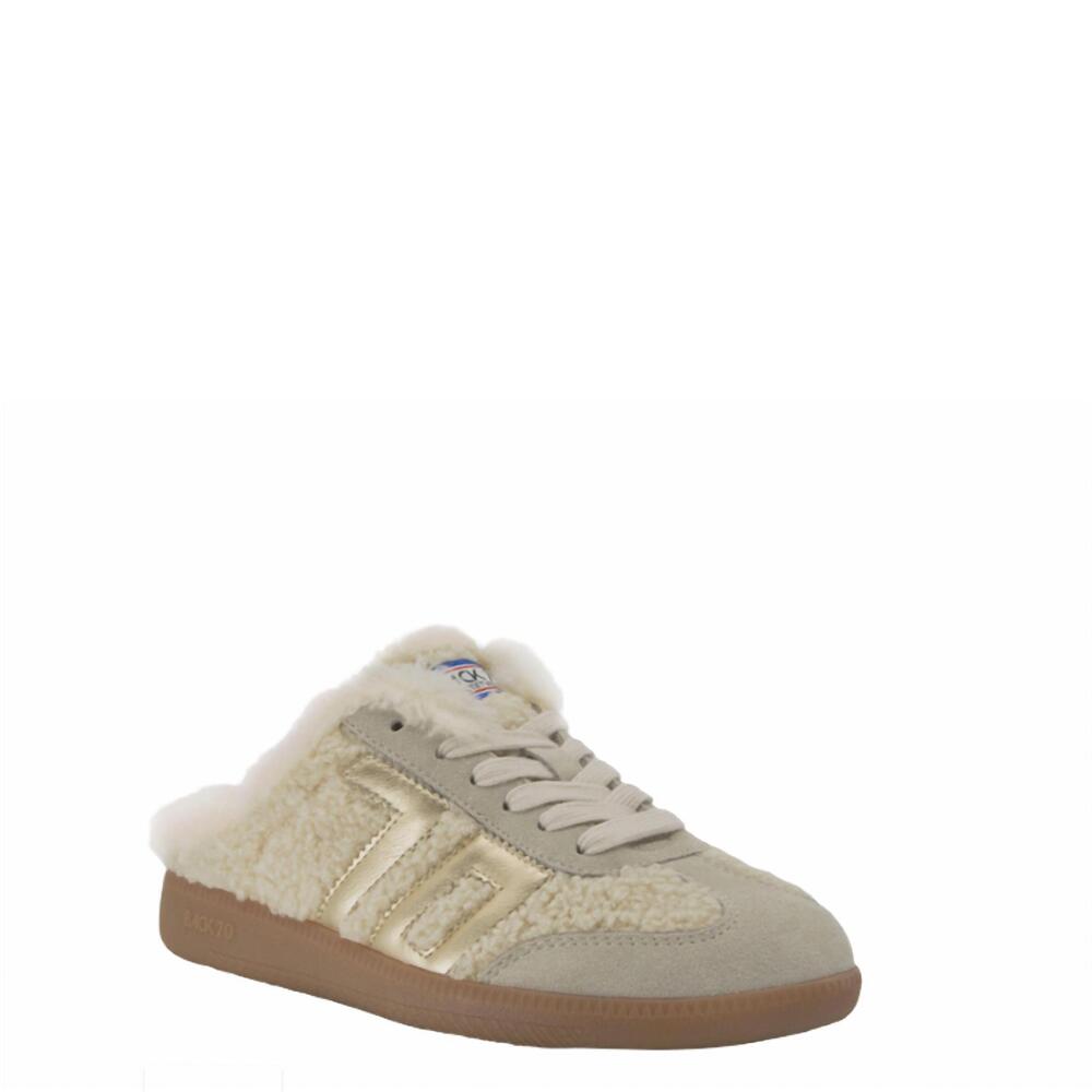 NEW BACK 70 women's easter fl sneaker in butter gold